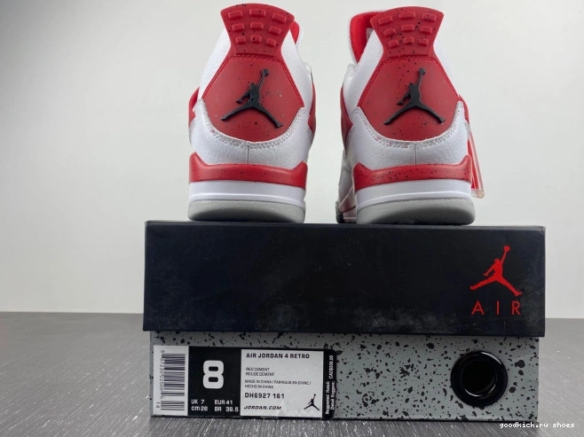 DH6927-161 Jordan Cement Air 4 Red 0807
